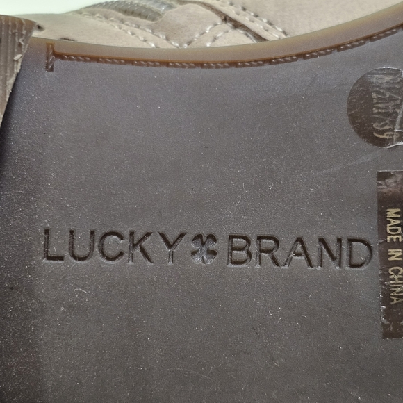 Lucky Brand Pakpao Women’s Sz 8.5M Brown Leather Closed Toe Boot - Picture 9 of 10